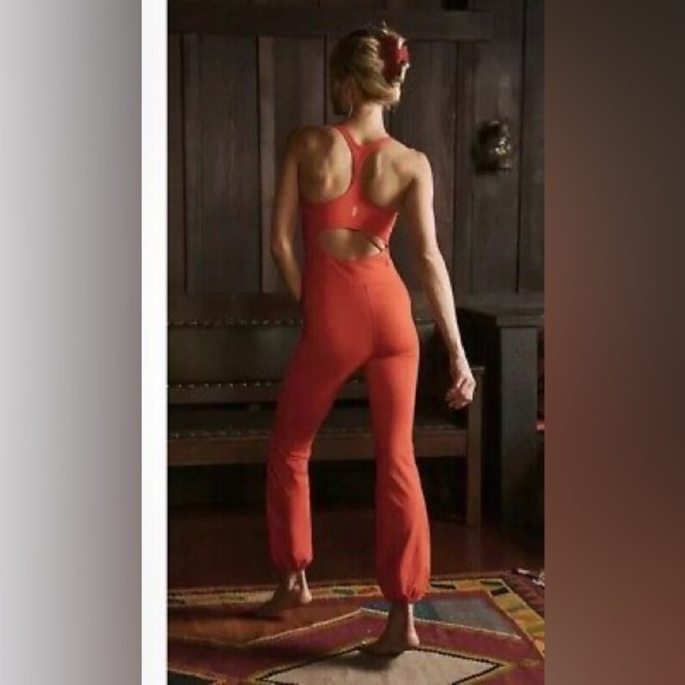 Free People Let's Bounce One Piece Jumpsuit - Picture 4 of 7